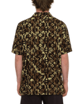 The Volcom Mens Bold Moves Shirt in Ginger Brown