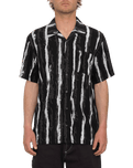 The Volcom Mens Hockey Dad Shirt in Stealth