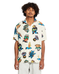 The Volcom Mens Bob Mollema Shirt in Light Beige