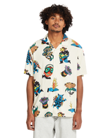 The Volcom Mens Bob Mollema Shirt in Light Beige