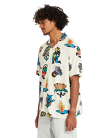 The Volcom Mens Bob Mollema Shirt in Light Beige