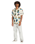The Volcom Mens Bob Mollema Shirt in Light Beige