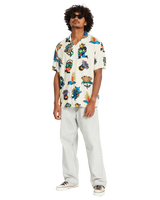The Volcom Mens Bob Mollema Shirt in Light Beige