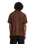 Utopias Print Shirt in Brown Horn
