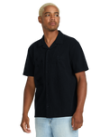 The Volcom Mens Seth Conboy Shirt in Black