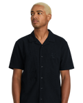The Volcom Mens Seth Conboy Shirt in Black