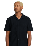The Volcom Mens Seth Conboy Shirt in Black