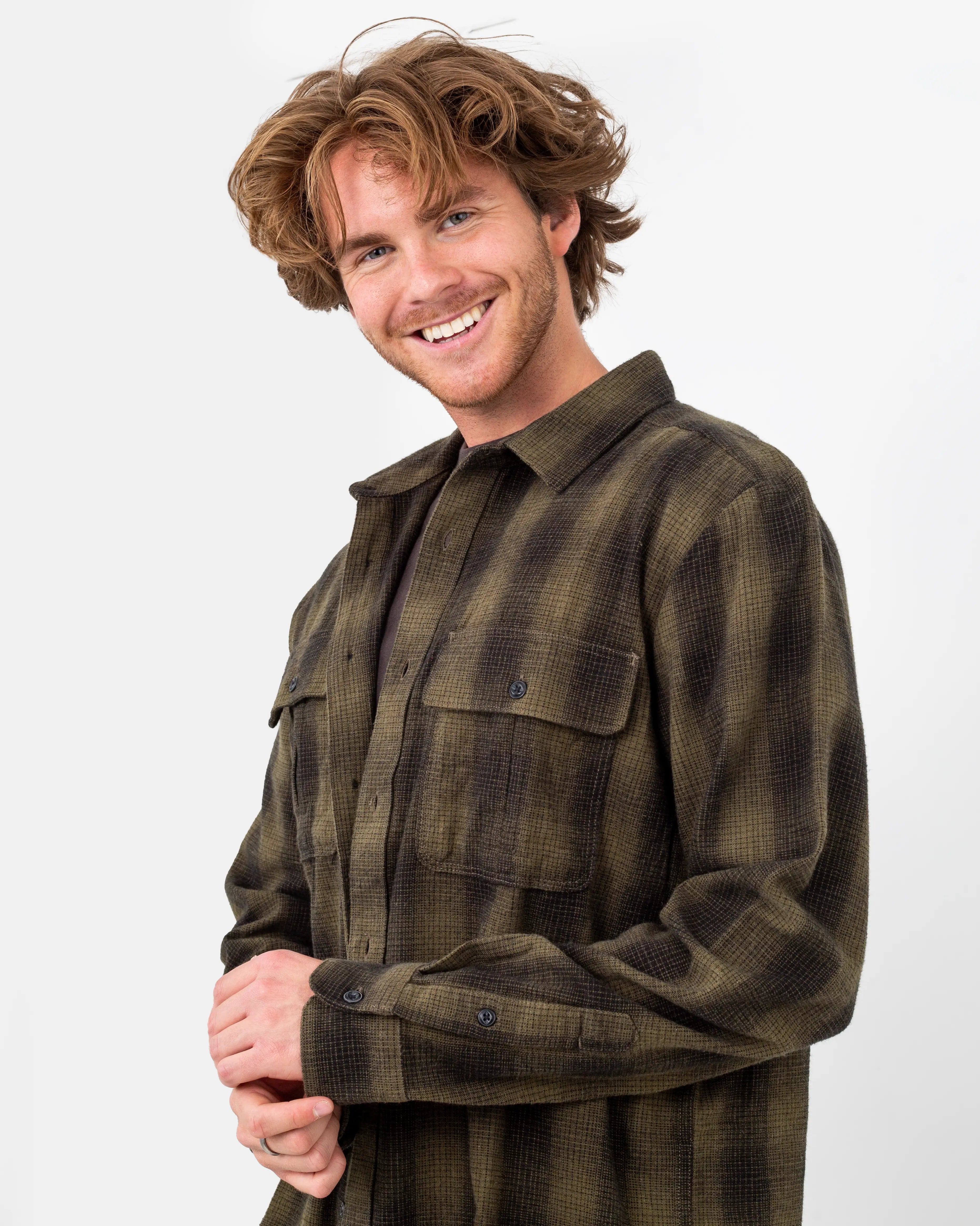 The Volcom Shadowstone Flannel Shirt in Green | Anns Cottage – Ann's ...