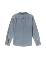 The Volcom Mens Levelstone Shirt in Blue Wash