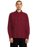 Augustone Shirt in Merlot