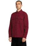 Augustone Shirt in Merlot