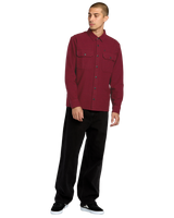 Augustone Shirt in Merlot