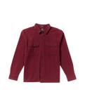 Augustone Shirt in Merlot