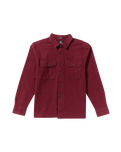 Augustone Shirt in Merlot