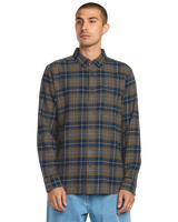 Caden Plaid Shirt in Navy