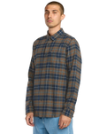Caden Plaid Shirt in Navy