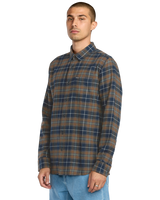 Caden Plaid Shirt in Navy