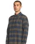 Caden Plaid Shirt in Navy