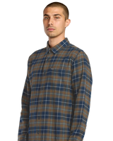 Caden Plaid Shirt in Navy