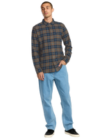 Caden Plaid Shirt in Navy