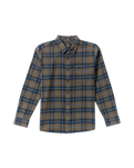 Caden Plaid Shirt in Navy