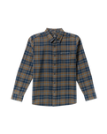 Caden Plaid Shirt in Navy