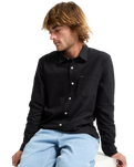 Veeco Oxford Shirt in Black