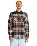 Netastone Flannel Shirt in Antique Black