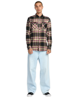 Netastone Flannel Shirt in Antique Black