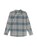 The Volcom Mens Netastone Flannel Shirt in Dark Slate