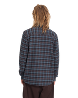 The Volcom Mens Caden Plaid Shirt in Raisin