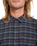 The Volcom Mens Caden Plaid Shirt in Raisin