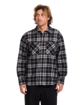 The Volcom Mens Hunkstone Shirt in Moonbeam