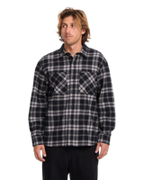 The Volcom Mens Hunkstone Shirt in Moonbeam