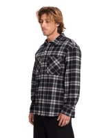 The Volcom Mens Hunkstone Shirt in Moonbeam