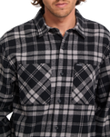 The Volcom Mens Hunkstone Shirt in Moonbeam