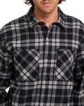 The Volcom Mens Hunkstone Shirt in Moonbeam