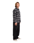 The Volcom Mens Hunkstone Shirt in Moonbeam