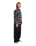 The Volcom Mens Hunkstone Shirt in Moonbeam