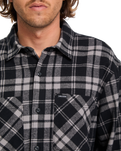The Volcom Mens Hunkstone Shirt in Moonbeam