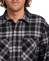 The Volcom Mens Hunkstone Shirt in Moonbeam