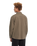 The Volcom Mens Levelstone Shirt in Earth