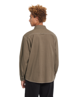 The Volcom Mens Levelstone Shirt in Earth