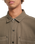 The Volcom Mens Levelstone Shirt in Earth
