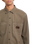 The Volcom Mens Levelstone Shirt in Earth