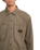 The Volcom Mens Levelstone Shirt in Earth