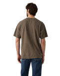 The Levi's® Mens Red Tab™ Vintage T-Shirt in Garment Dye Maitake Brown Jersey