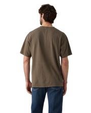 The Levi's® Mens Red Tab™ Vintage T-Shirt in Garment Dye Maitake Brown Jersey