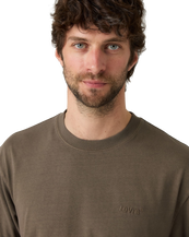 The Levi's® Mens Red Tab™ Vintage T-Shirt in Garment Dye Maitake Brown Jersey