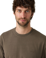 The Levi's® Mens Red Tab™ Vintage T-Shirt in Garment Dye Maitake Brown Jersey